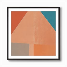 Simple Colors Sail 4 Art Print