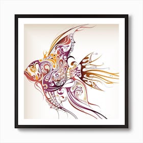 Fish Vector Art Print