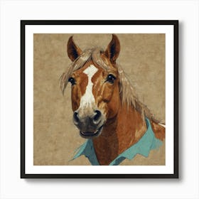 Horse Portrait 10 Art Print