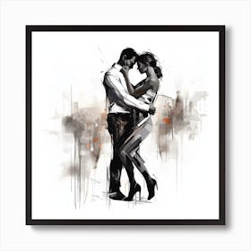 Tango Abstracts By Csaba Fikker 40 Art Print