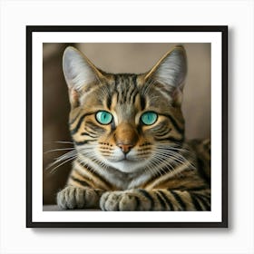 Bengal Cat Art Print