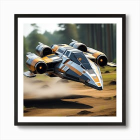 Star Wars Starfighter 3 Art Print