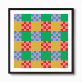 Cubist Illusion Art Print