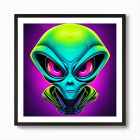 Alien Logo 8 1 Art Print