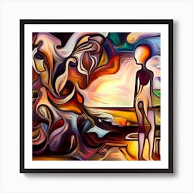 Abstract Painting 4 Art Print