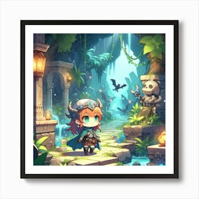 Tiny Tales From A Lost Kingdom 4 Art Print