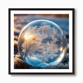 Snow Globe Art Print