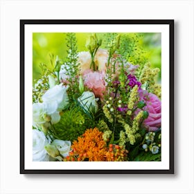 Natural flowers Art Print