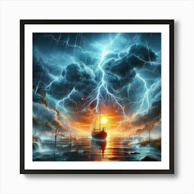 Stormy Sea 10 Art Print