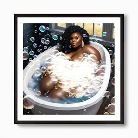 Bathed In Bubbles Art Print