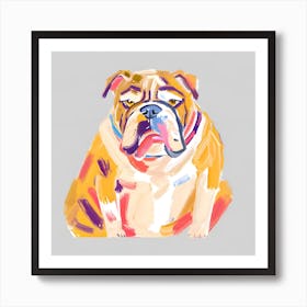 Bulldog 04 Art Print