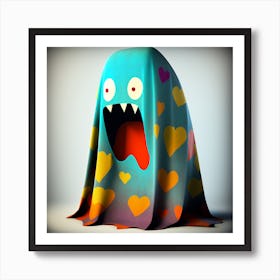 Winky the Monster Art Print