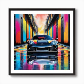 Car - Mclaren Gt3 Art Print