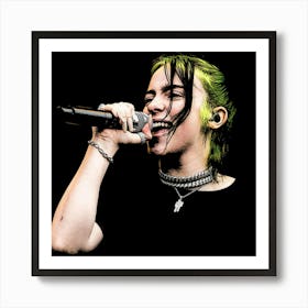 Billie Eilish Music Art Print