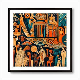 Greek Mythology Art Print