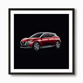 Peugeot Car Automobile Vehicle Automotive French Brand Logo Iconic Quality Reliable Styli (2) Art Print