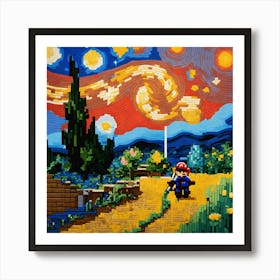 Starry Night 1 Art Print