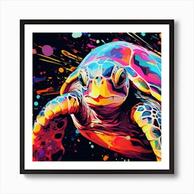 Turtle Painting 11 Art Print