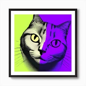 Two Colors Cat 2 Poster