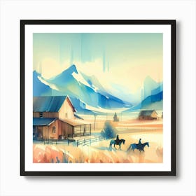 Country Scene Art Print