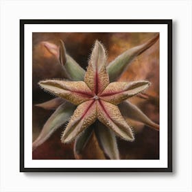 African Starfish Flower (Stapelia Hirsuta), Wall Art Paintings, Artwork Wall Painting For Living, Room Bedroom , Office ,Hallway, Kitchen, Wall Decors Art Print Art Print Art Print