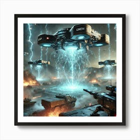 Raven Drones Special Ability Converted Art Print