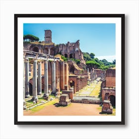 Roman Forum Art Print