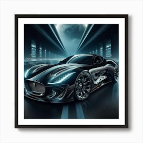 Futuristic Sports Car 48 Art Print