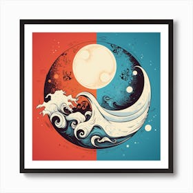 Yin Yang 5 Art Print