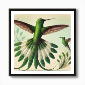 Hummingbirds Affiche