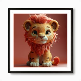 Lion Cub 24 Art Print