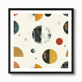 A Seamless Texture Minimal Illustration Art Print