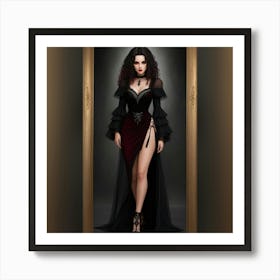 Gothic Goth Art Print