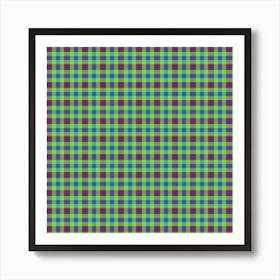 Checkered Fabric 14 Art Print