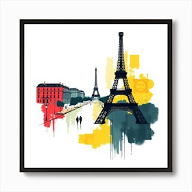 Paris Eiffel Tower Art Print