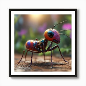 Psychedelic Ant Art Print