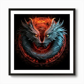 Dragons 2 Art Print