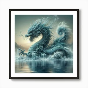 Ice Dragon Art Print