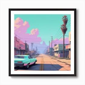 Street Scene Art Print