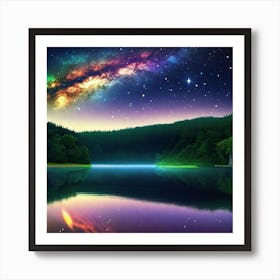 Galaxy Wallpaper 25 Art Print