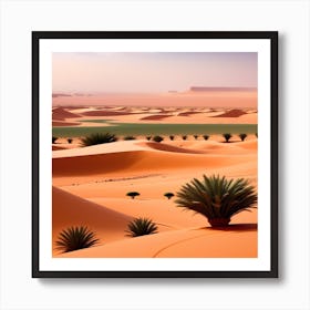 Desert Landscape - Desert Stock Videos & Royalty-Free Footage 3 Art Print