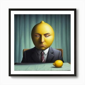 Lemonhead Art Print