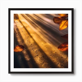 Firefly An Illustration Of Translucent Beautiful Autumn Leaves And Foliage 77590 Art Print