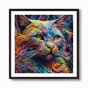 Magical Cat 11 Art Print