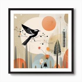 Bird In The Sky Art Print