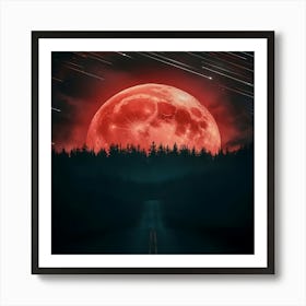 Full Moon In The Sky 11 Art Print