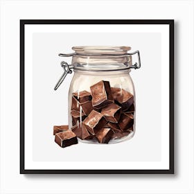 Chocolate Jar 1 Art Print