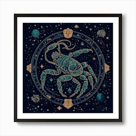 Zodiac Sign Art Print