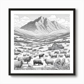 Farm Couring 2 Art Print