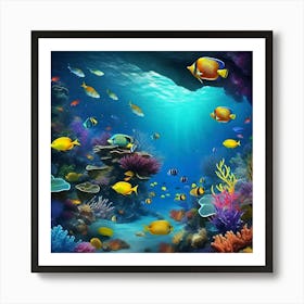 Coral Reef 10 Art Print